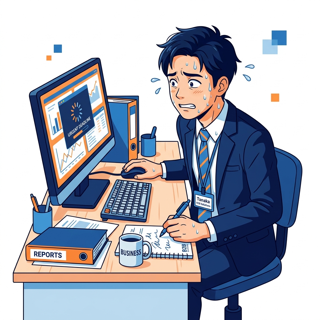 悩む人2